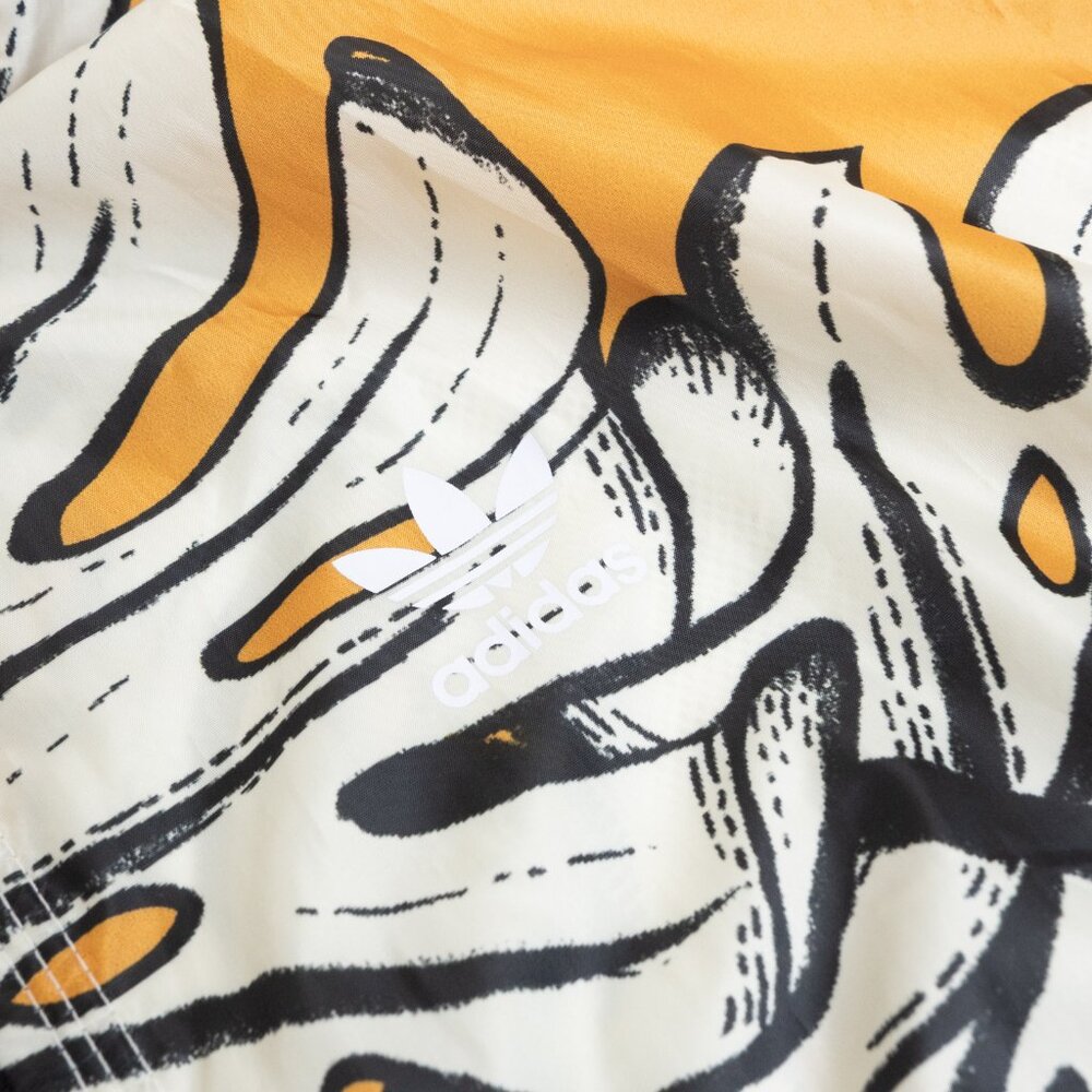 Adidas x Farm Rio Windbreaker Jacket Tropical Print Monstera Pineapple - Picture 8 of 16